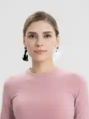 Серьги из акрила "Инь/Янь рыбы"