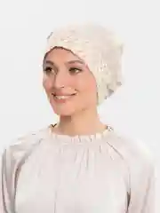 Молочный чалма-тюрбан, женская