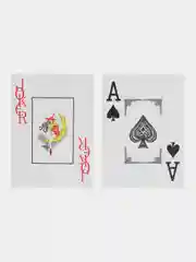 Серый карты игральные пластиковые, для покера, 54 штуки