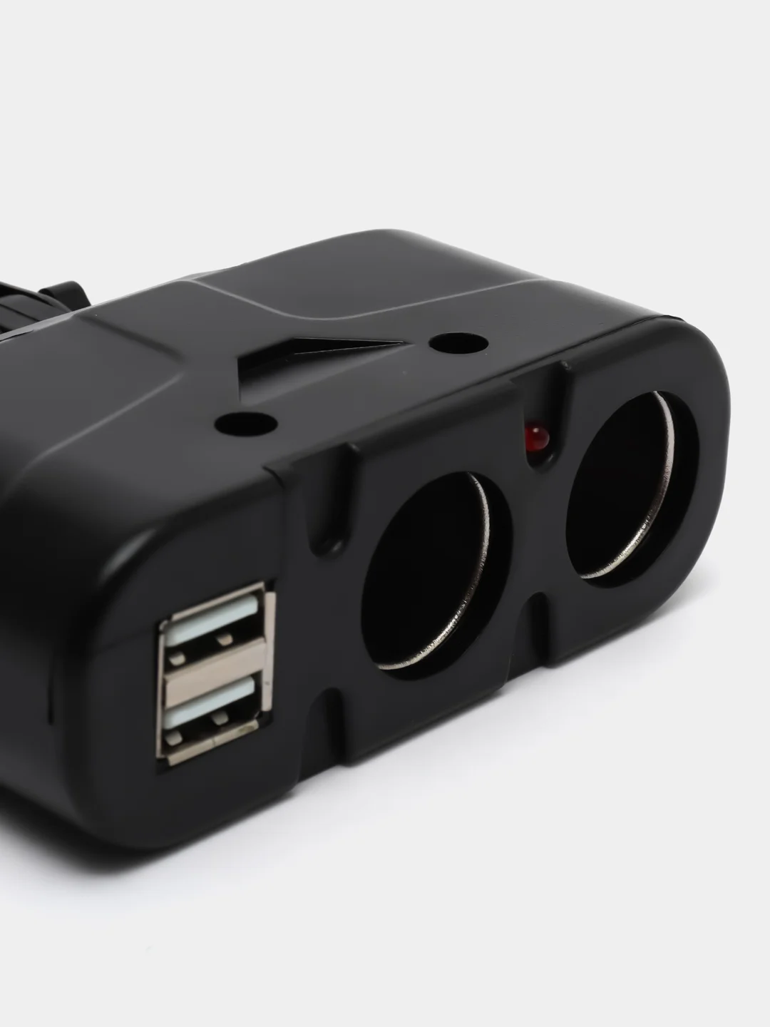 Разветвитель на 2 прикуривателя и 2 USB порта HARPER DP-033, черный