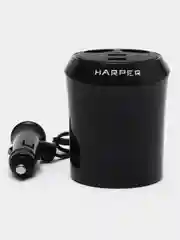 Разветвитель гнезда прикуривателя Harper DP-186, черный