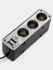Разветвитель на 3 прикуривателя и 2 USB порта HARPER DP-096
