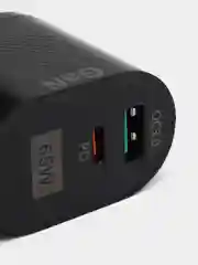 Быстрая зарядка GaN, USB и Type-C, 32+33=65W