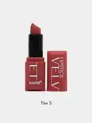 Карамельный помада матовая для губ VELVET "Karite Lipstick" Стойкая