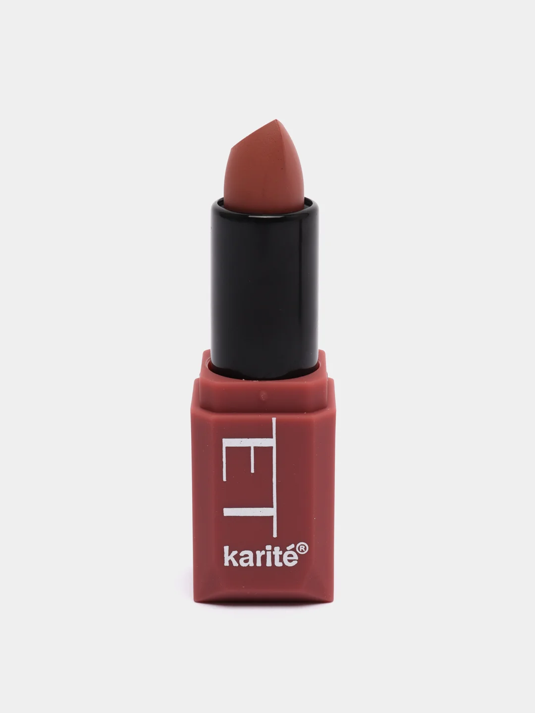 Вишнёвый помада матовая для губ VELVET "Karite Lipstick" Стойкая