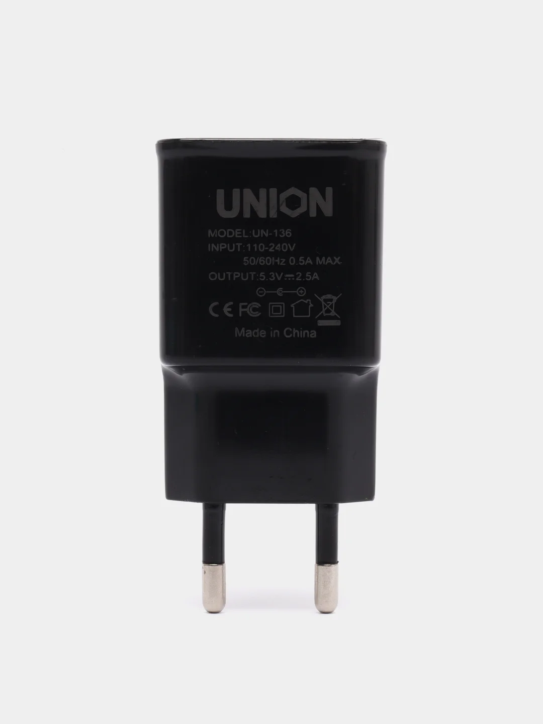 Черный блок питания, 2 USB входа, сетевое зарядное устройство