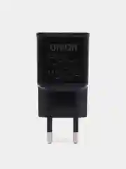 Черный блок питания, 2 USB входа, сетевое зарядное устройство