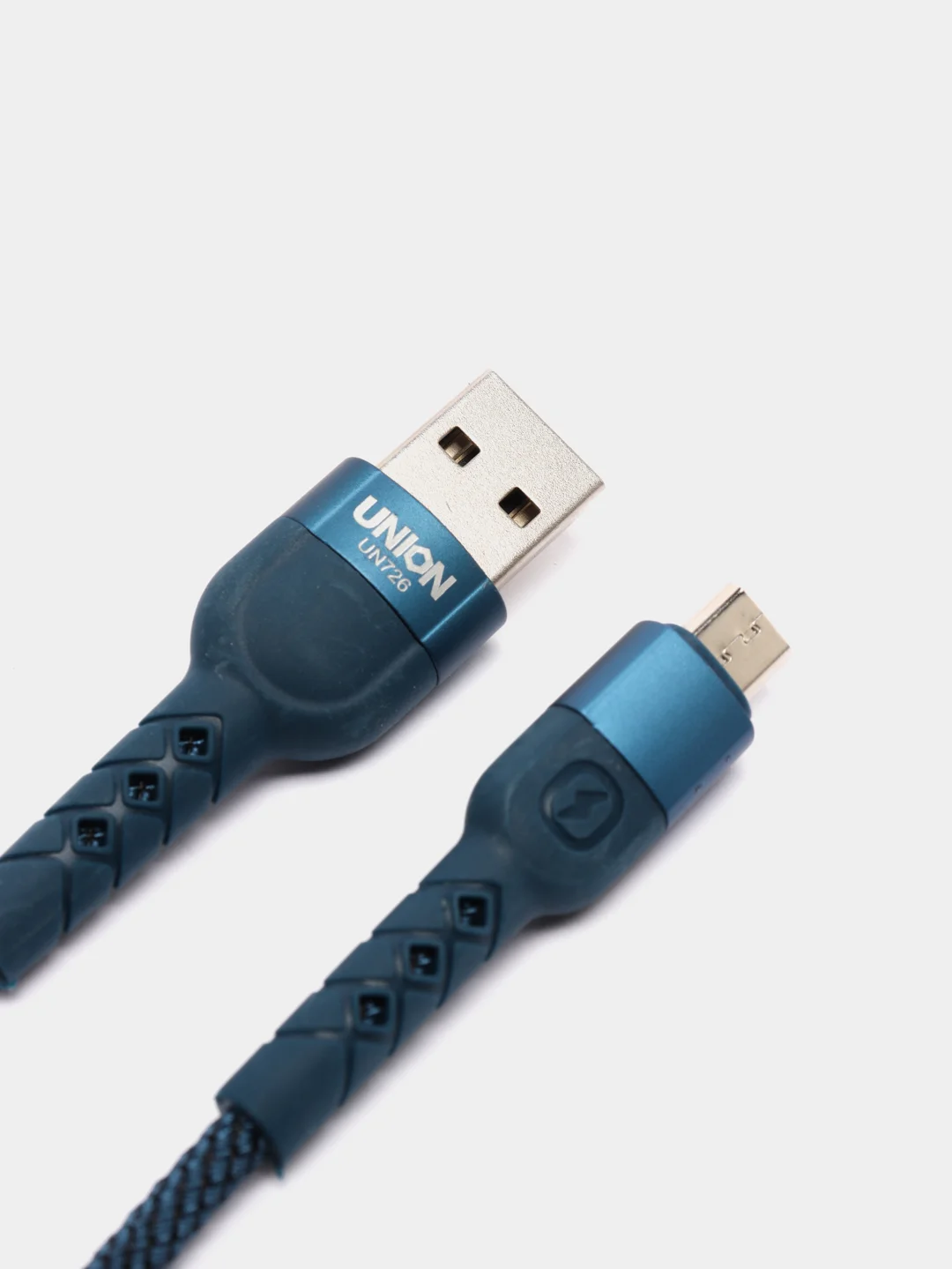 Синий бронированный кабель USB, Lightning, Micro, Type-C