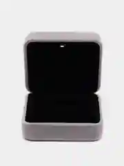 Серый led-коробка бархатна,коробка для обручального кольца,подарочная упаковка коробка