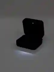 Синий led-коробка бархатна,коробка для обручального кольца,подарочная упаковка коробка