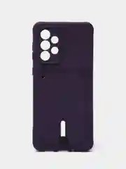 Пурпурный чехол Samsung Galaxy A33, Самсунг Галакси А33 5G силиконовый, с карманом для карты
