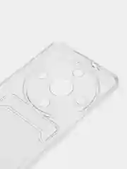 Лавандовый чехол для Huawei Honor X9a (Хуавей Хонор Х9а) прозрачный, с карманом для карты