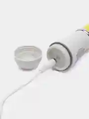 Желтый вибратор двойной "Кролик" для стимуляции точки G и клитора c USB, 2 цвета, 21,2 см