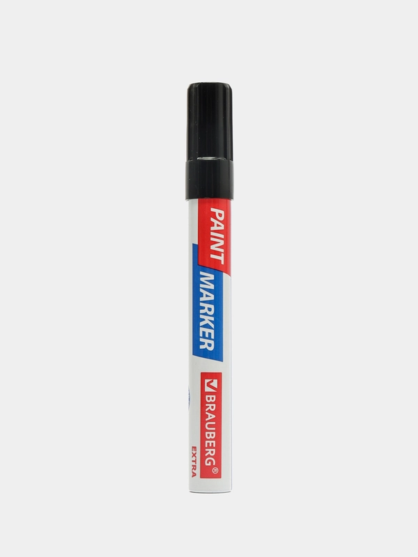 Маркер-краска лаковый Paint marker, по стеклу, бетону, авто, нитро-основа, Brauberg