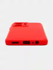 Красный чехол силиконовый для Huawei Honor X7a (Хуавей Хонор Х7а) Silicone Cover