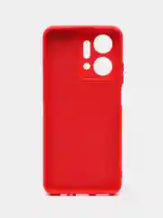 Красный чехол силиконовый для Huawei Honor X7a (Хуавей Хонор Х7а) Silicone Cover
