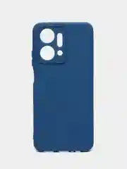 Синий чехол силиконовый для Huawei Honor X7a (Хуавей Хонор Х7а) Silicone Cover