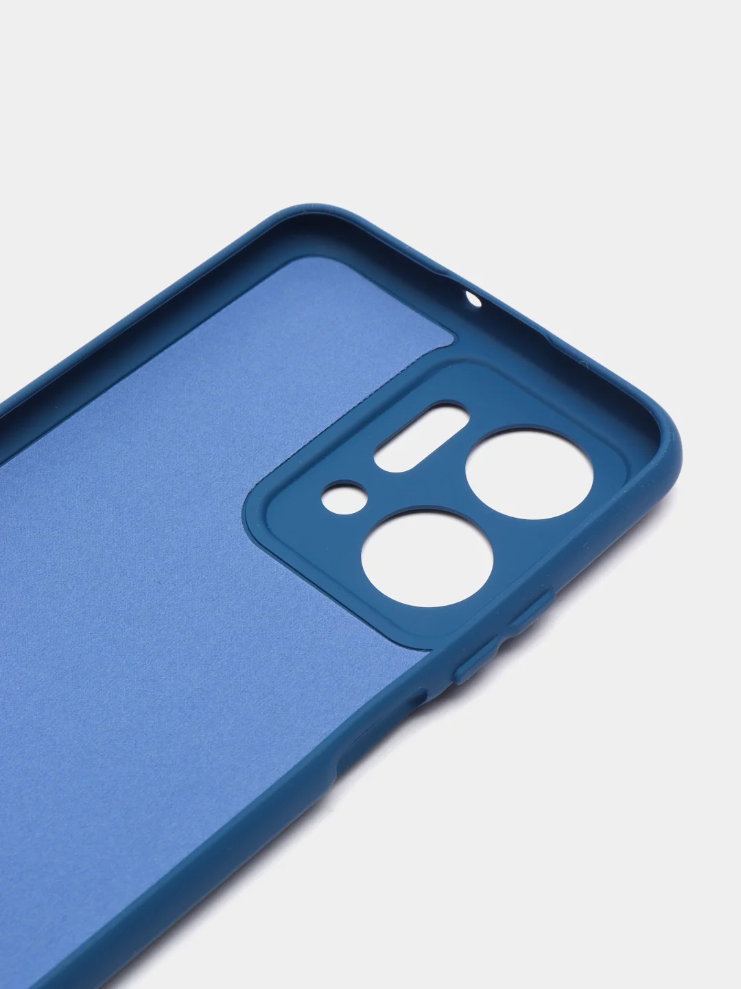 Синий чехол силиконовый для Huawei Honor X7a (Хуавей Хонор Х7а) Silicone Cover
