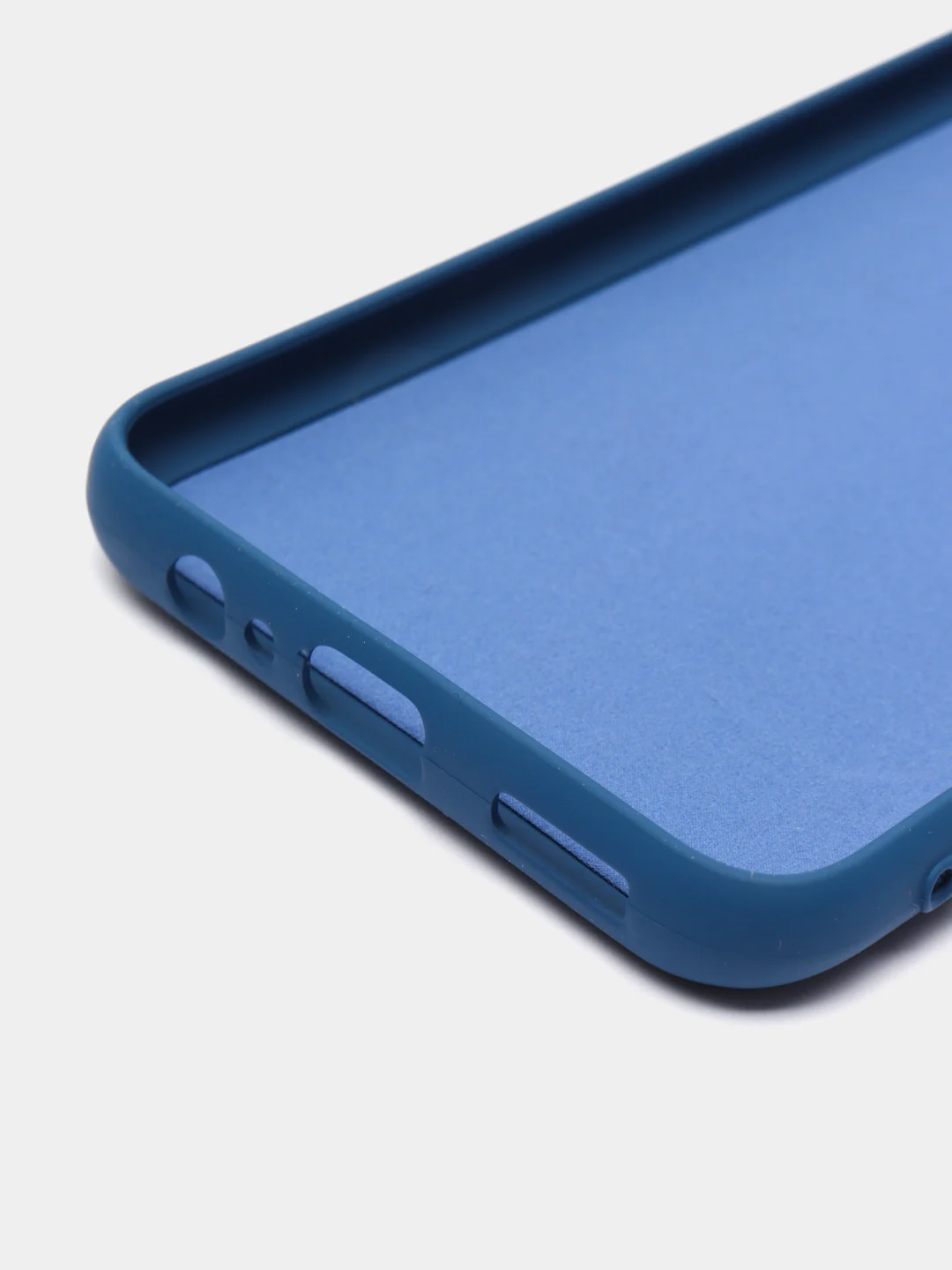 Синий чехол силиконовый для Huawei Honor X7a (Хуавей Хонор Х7а) Silicone Cover