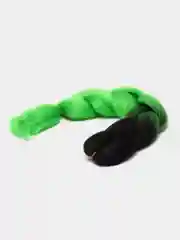 Салатовый канекалон для плетения волос, цветной