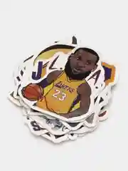 Cтикеры спорт "Леброн Джеймс NBA", 50 шт, стикеры, наклейки Lakers 23