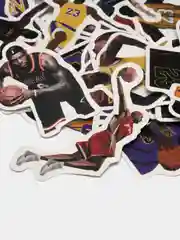 Cтикеры спорт "Леброн Джеймс NBA", 50 шт, стикеры, наклейки Lakers 23