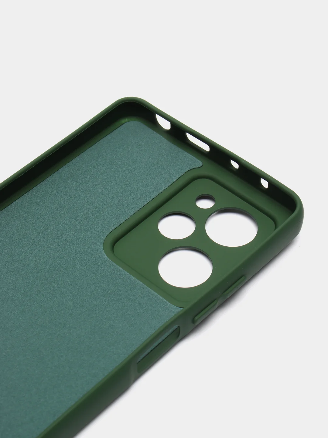 Тёмно-зелёный чехол силиконовый для Poco X5 Pro 5G, Redmi Note 12 Pro Speed Edition Silicone Cover