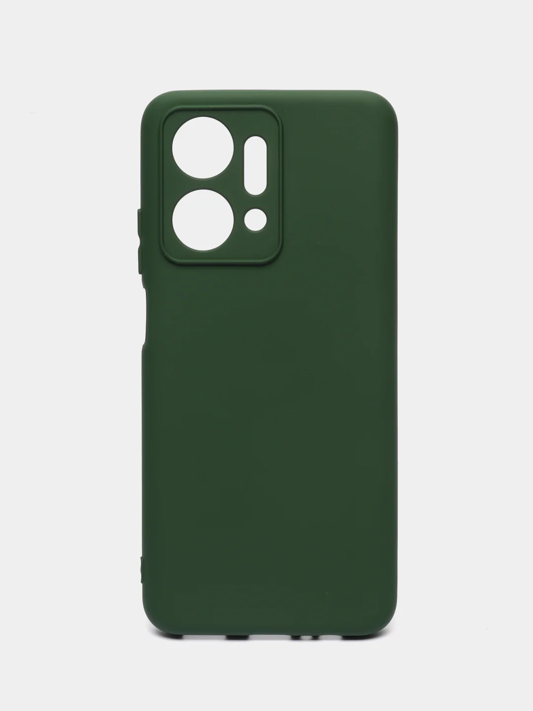 Зеленый чехол силиконовый для Huawei Honor X7a (Хуавей Хонор Х7а) Silicone Cover