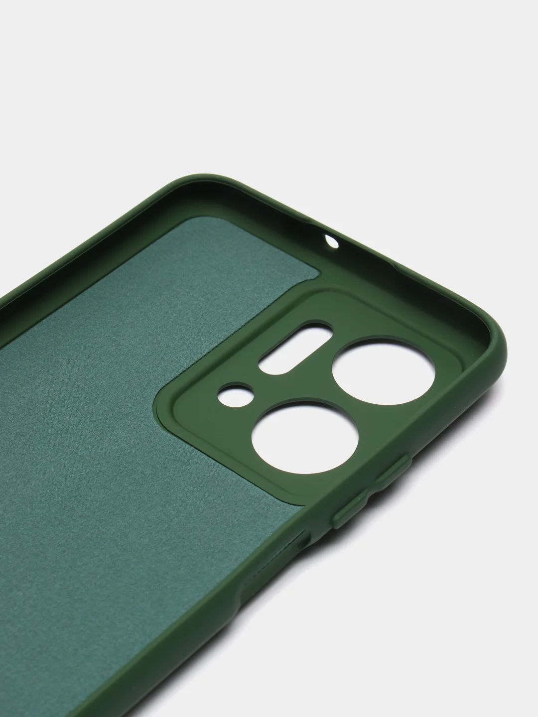 Зеленый чехол силиконовый для Huawei Honor X7a (Хуавей Хонор Х7а) Silicone Cover