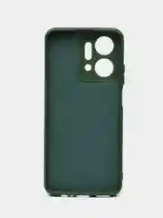 Зеленый чехол силиконовый для Huawei Honor X7a (Хуавей Хонор Х7а) Silicone Cover
