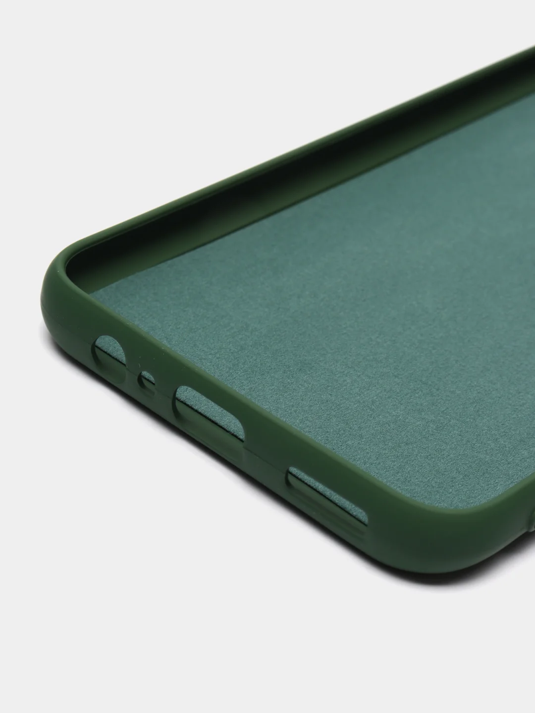 Зеленый чехол силиконовый для Huawei Honor X7a (Хуавей Хонор Х7а) Silicone Cover