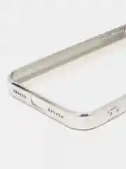 Серебряный чехол на Айфон с BearBrick медведь держателем подставкой IPhone XR, 11, 12, 13, 14 Pro Max