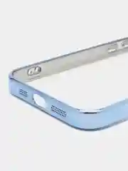 Голубой чехол на Айфон с BearBrick медведь держателем подставкой IPhone XR, 11, 12, 13, 14 Pro Max