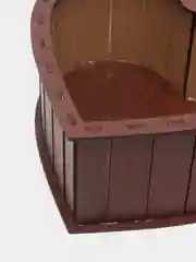 Розовый шкатулка деревяная большая "Сердечко"