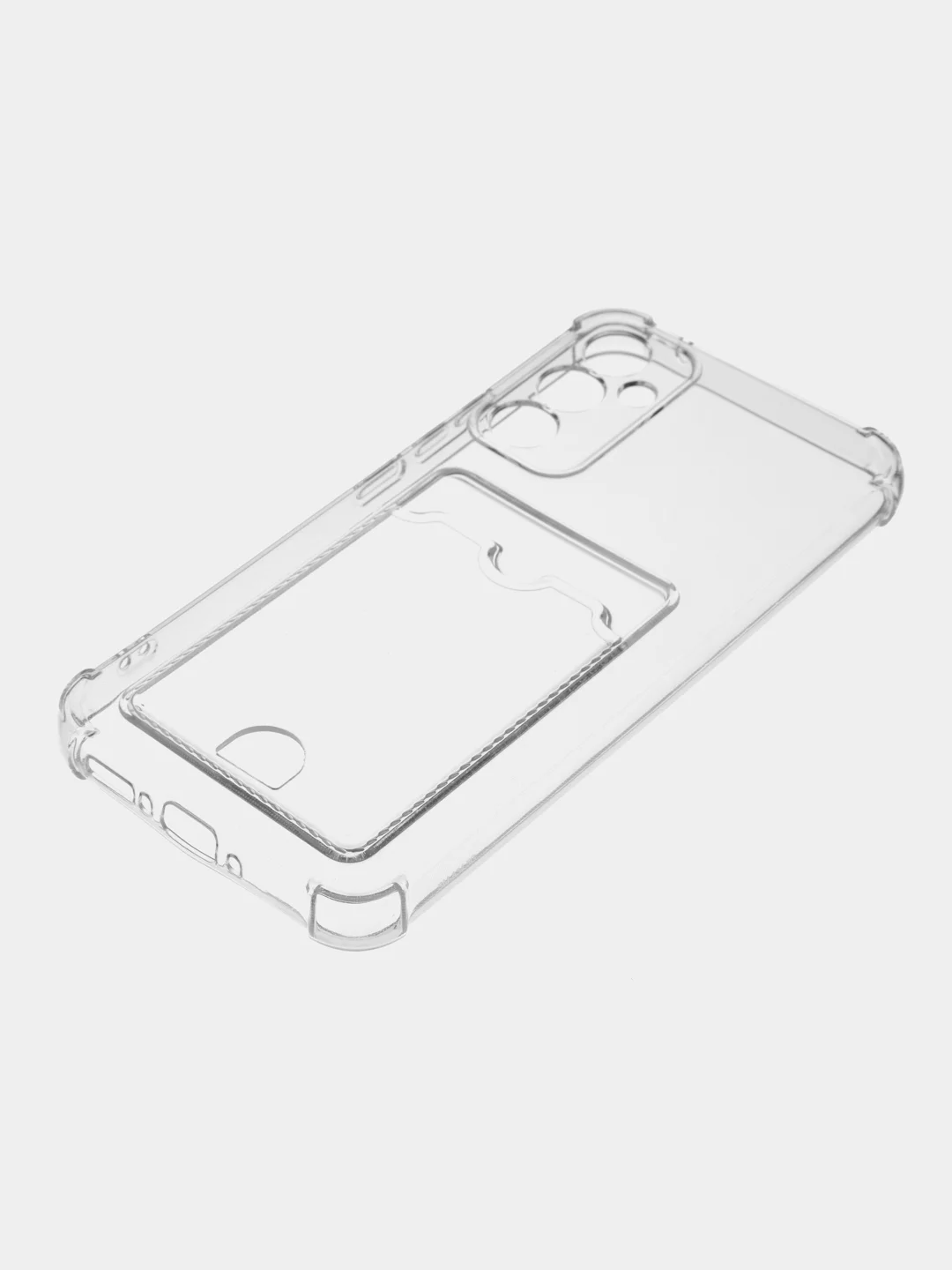 Прозрачный чехол для Samsung Galaxy A34, с карманом для карты Самсунг Галакси А34