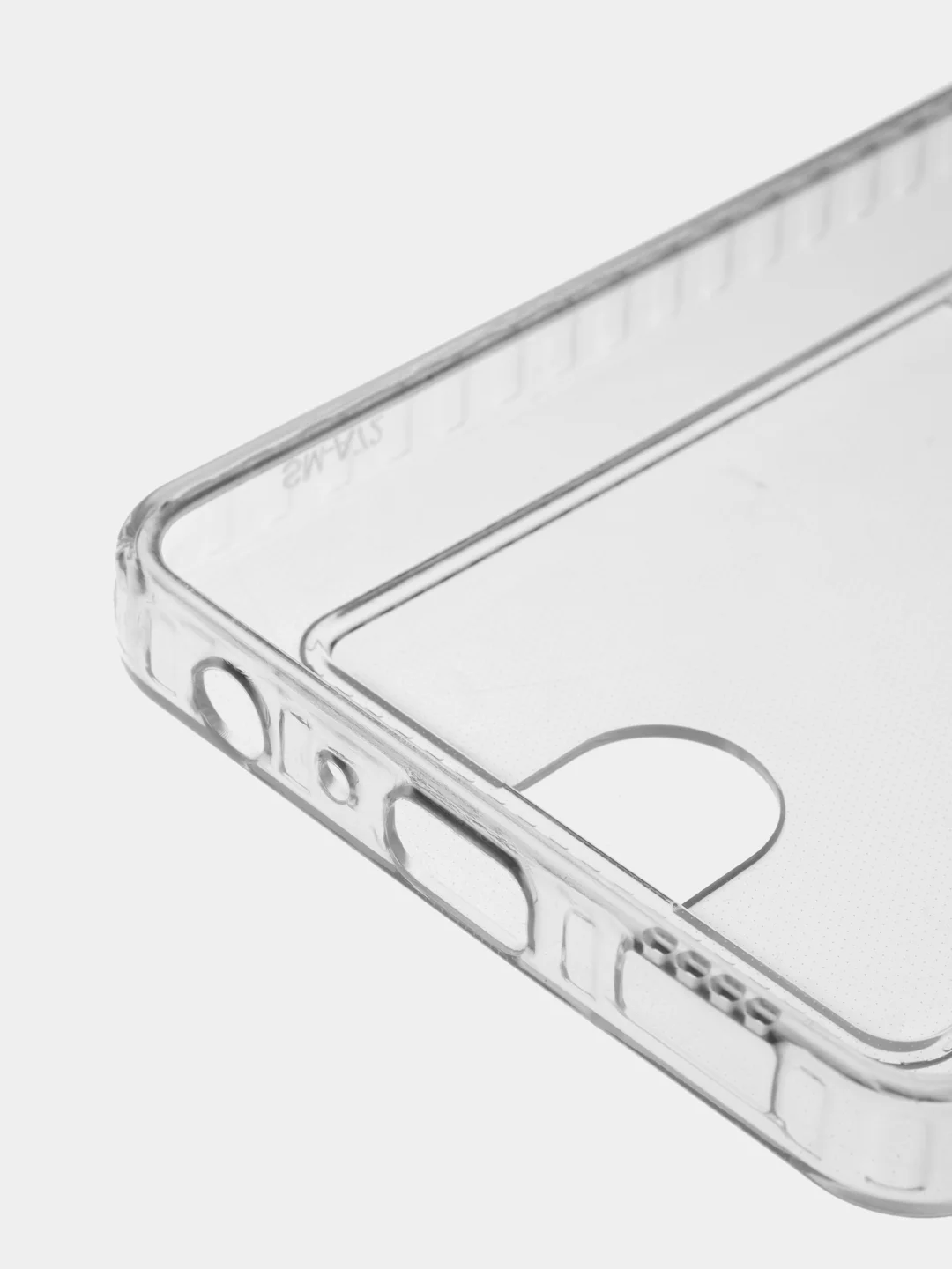 Прозрачный чехол для Samsung Galaxy A72, Самсунг Галакси А72 прозрачный с карманом для карты
