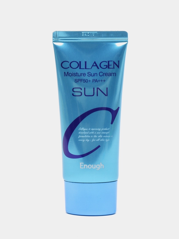 Солнцезащитный крем для лица и тела SPF50+ PA++ с коллагеном