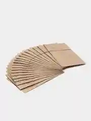 Крафт пакеты, 130х80х240 мм, с прямоугольным дном, 70 г/м2