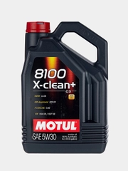 Моторное масло MOTUL 8100 X-clean+ 5W-30  5л, 100% Синтетика