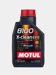 Моторное масло MOTUL 8100 X-clean EFE 5W-30, Синтетика