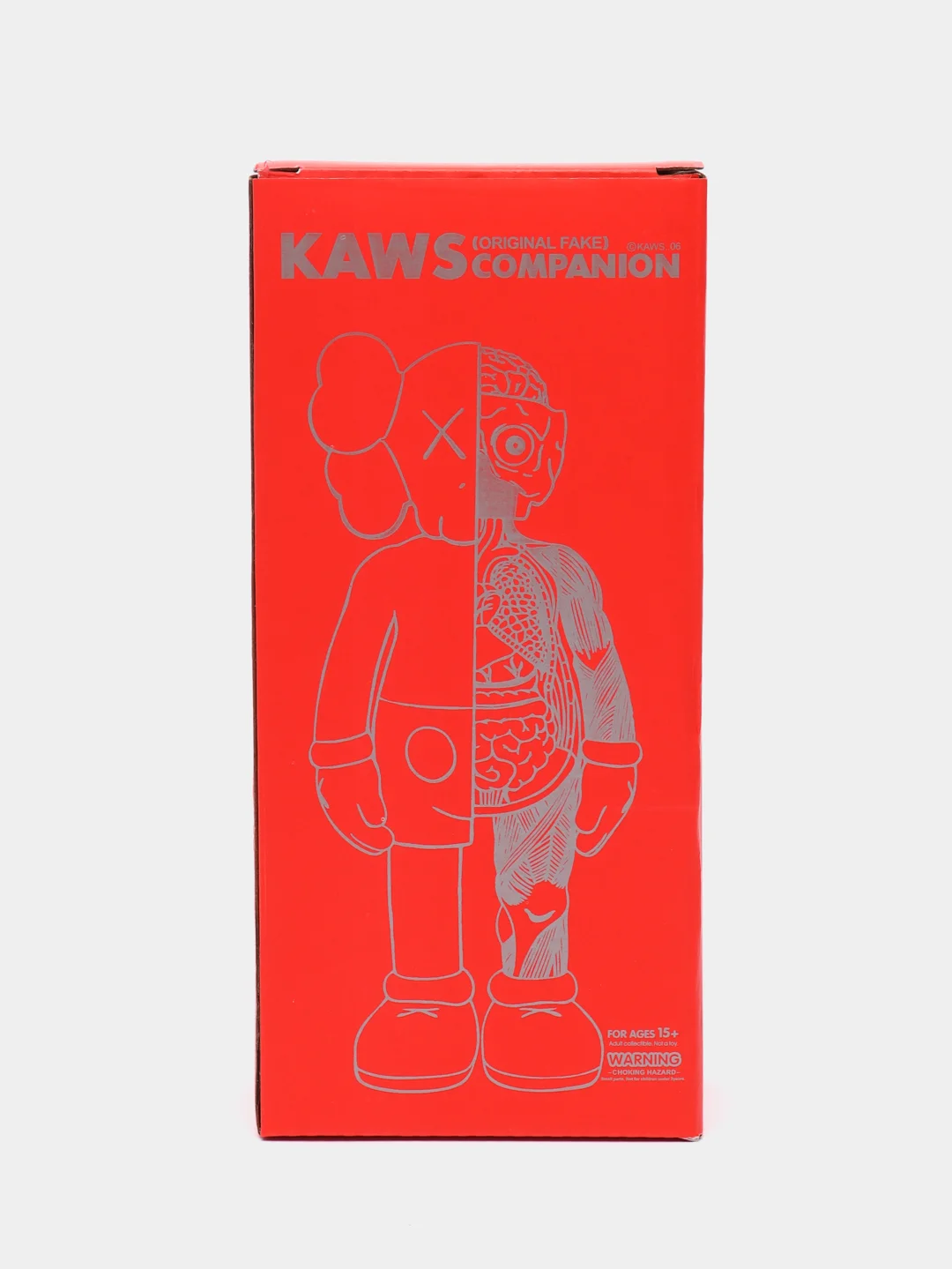Красный kaws anatomy игрушка коллекционная