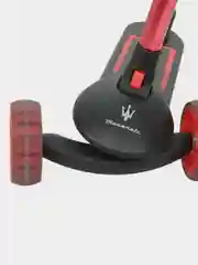 Трехколесный беговел-самокат Maserati, с сиденьем, CLB-0140-Black