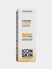 ICON SKIN Крем для лица увлажняющий солнцезащитный SPF 50 для всех типов кожи, 75 мл