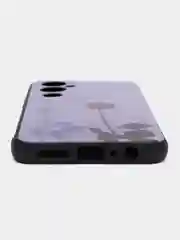 Серебряный силиконовый чехол для Tecno Pova 4 Pro, с принтом, с рисунком (Техно Пова 4 Про)