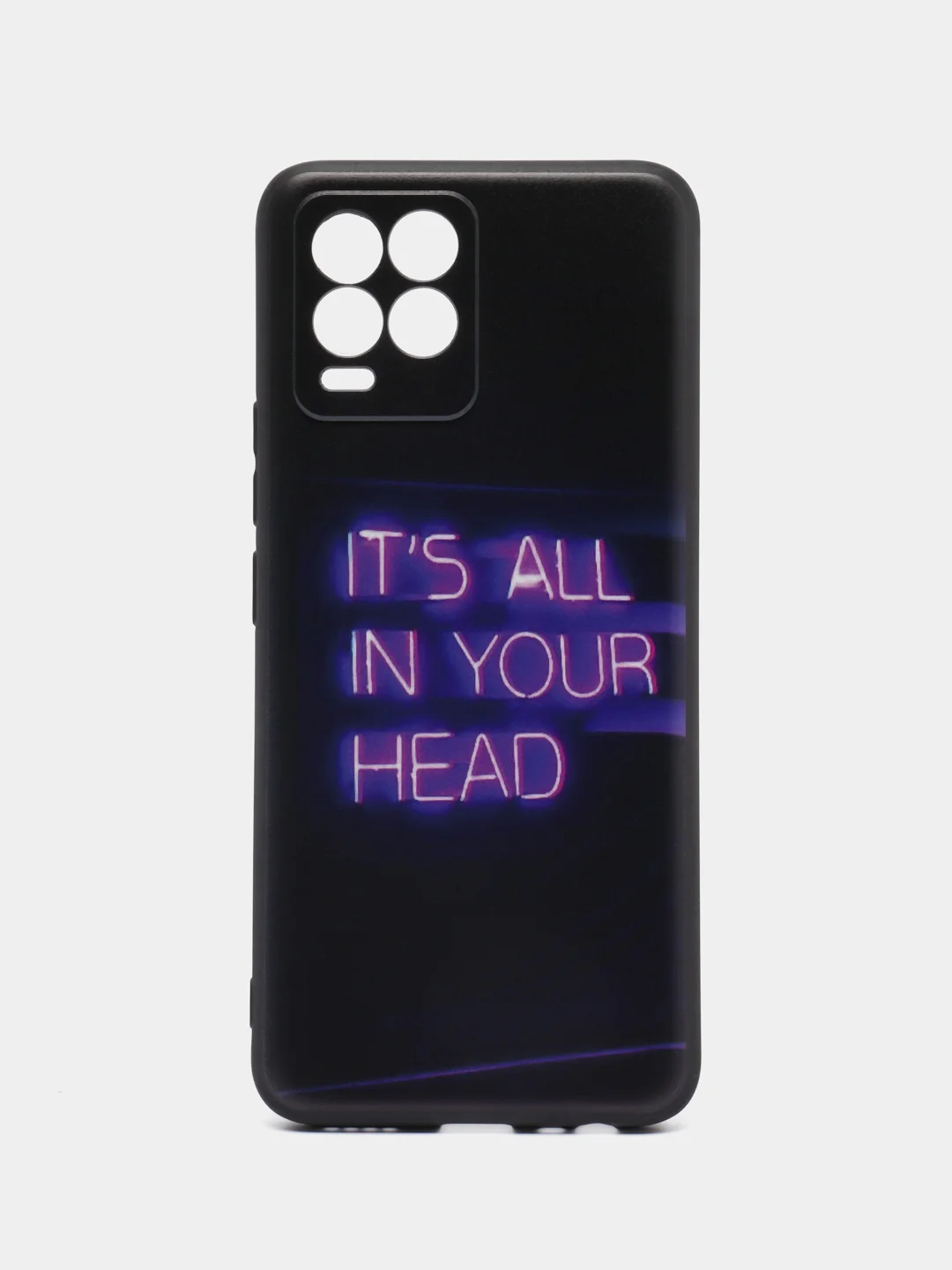 Серый силиконовый чехол для Realme 8 4G/Realme 8 Pro (Реалми 8/8 Про), с принтом, с рисунком