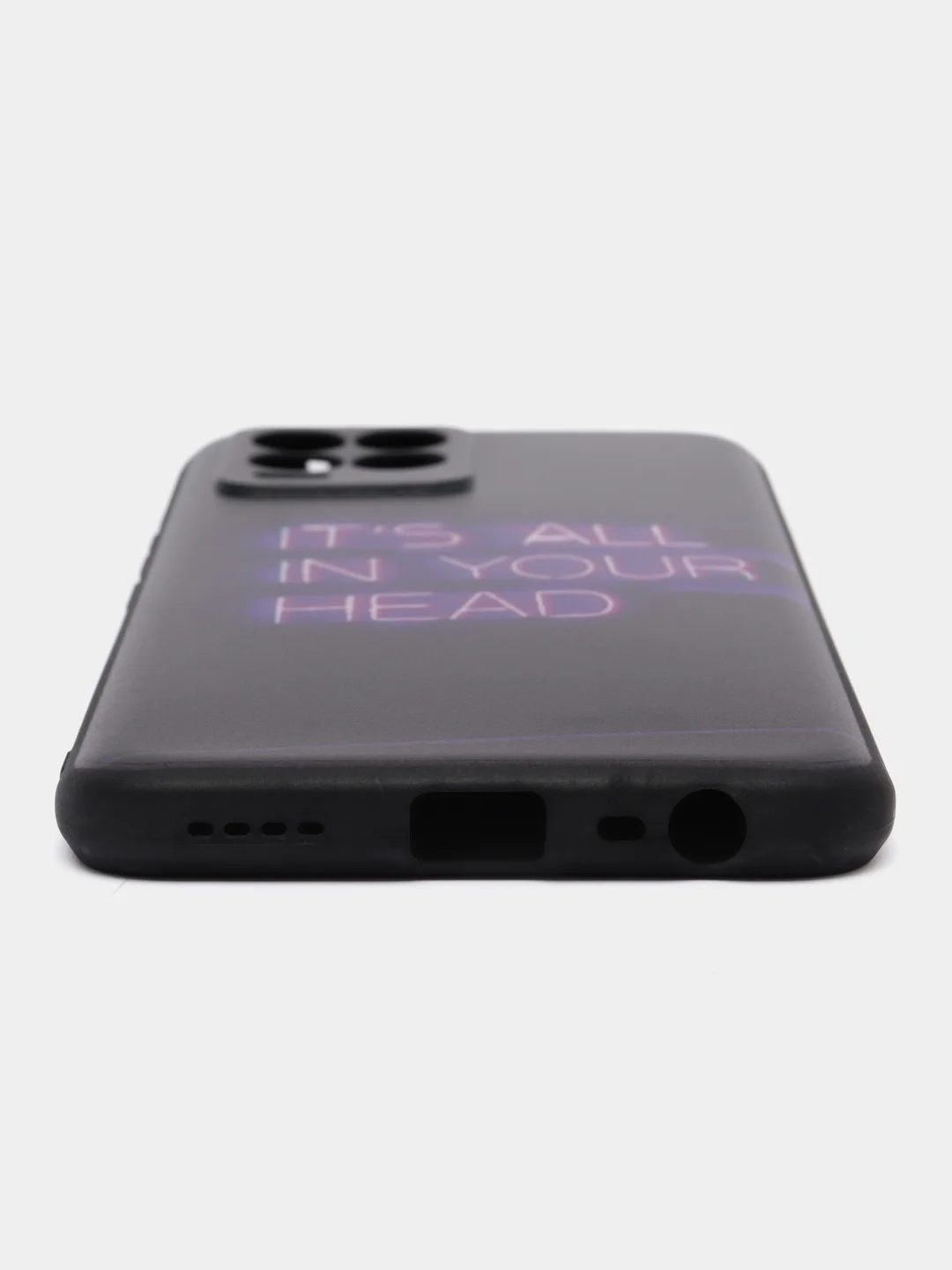 Серый силиконовый чехол для Realme 8 4G/Realme 8 Pro (Реалми 8/8 Про), с принтом, с рисунком