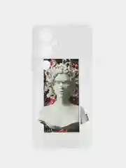 Аметистовый силиконовый чехол для Tecno Pova 4 Pro, с принтом, с рисунком (Техно Пова 4 Про)