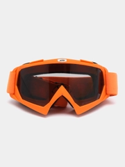 Очки кроссовые KTM-O-3867, оранжевые, стекло черное, с чехлом
