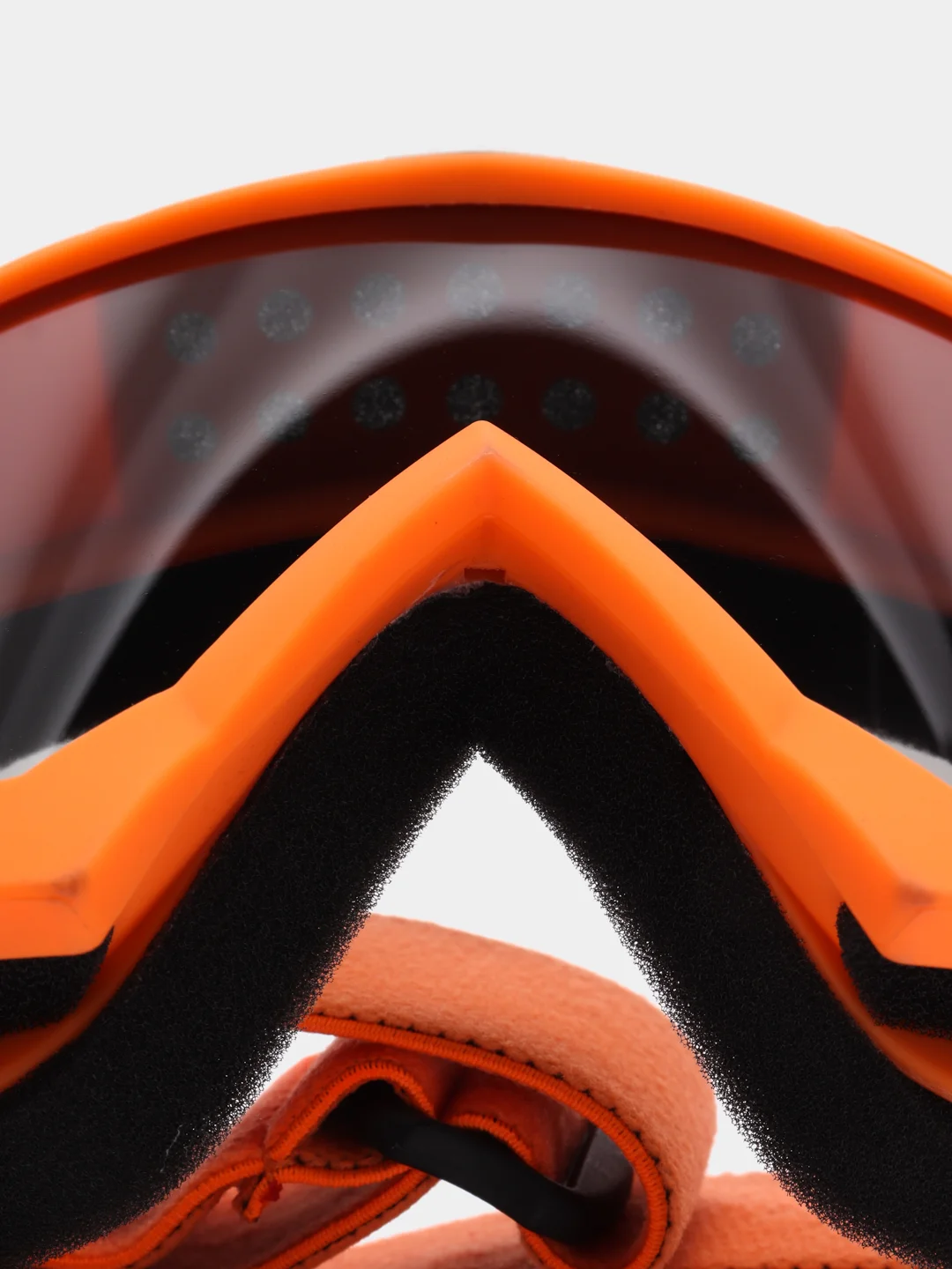 Очки кроссовые KTM-O-3867, оранжевые, стекло черное, с чехлом