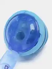 Лазурный точилка двойная с контейнером